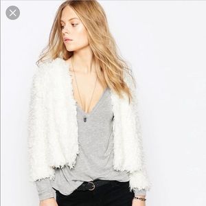 Brave Soul Short Faux Fur Jacket
